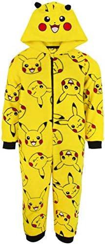 Pokemon Onesie Meninos Pikachu Amarelo 3D Ears crianças em um