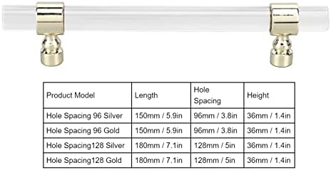 Gaveta acrílica puxadores, alças da gaveta da cômoda, gabinete puxe a alça de gaveta acrílica clara, puxão moderna da cômoda