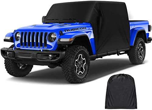 Capa de táxi de Gladiator Suparee para 2020-2022 Jeep Gladiator Car Capa de 4 portas à prova d'água resistente à UV com