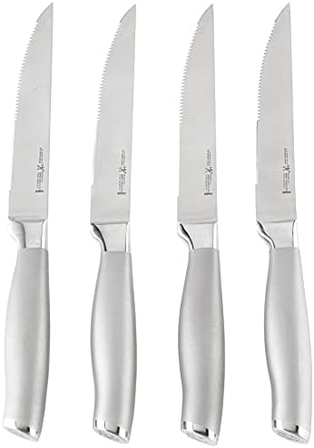 HENCKELS Modernista Razor-Sharp Steak Knife Conjunto de 4, alemão projetado informado por mais de 100 anos de domínio