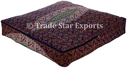 Campa de cama de estimação quadrada de exportações de estrelas comerciais, travesseiro indiano de mandala, capas de