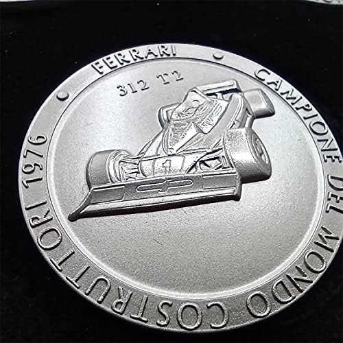Coleção de moedas da Ferrari - 20 medalhas oficiais Ferrari F1 Collectibles, Campeonatos Mundiais - Feito de Titânio