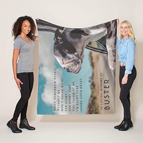 Ventures Dog Memorial Blanket Personalizado com foto - Memorial Pet Memorial Cobertor - Perda personalizada SILMA SIMPAIXA