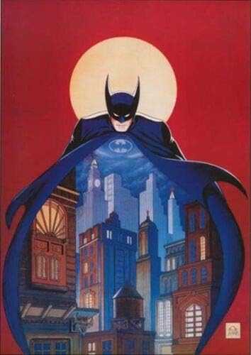 Batman Night Vigil Gotham Bob Kane assinado MANTA ASSINADO COA + DC WARNER LOJA SEAL DE OURO