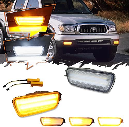 TurnMax para 2001 2002 2003 2004 Toyota Tacoma Luzes de sinal de giro dianteiro 81510-04080 TO2531140 LENS CLEAR