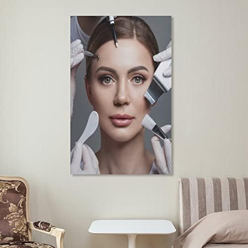 Posters beleza salão de salão de salão de beleza Fotos de tratamento facial de salão de salão de salão de parede impressão impressão