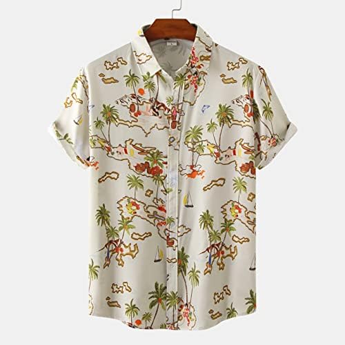 BMISEGM Summer Men T Camisetas macho de verão Casual camisa impressa de manga curta Turn Down Collar camisa masculina collant