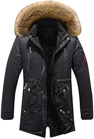 Jaquetas inativas para homens colhidos de jackets de sopro de inverno com zíper do vento até as jaquetas acolchoadas de parkas