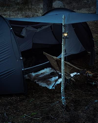 Tenda de acampamento cometa cometa - barraca de túnel impermeável à prova de vento com tenda de malha interna destacável e bolsa de transporte portátil - fácil configuração para camping ao ar livre, canoagem, praia, viagem, piquenique