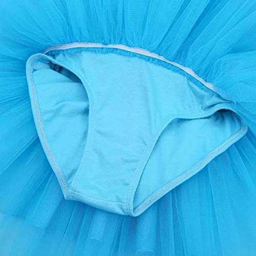 Alvivi Kids Girls Halter Halk-pescador lantejoulas Ballet Tutu Dan Wear Stage Performance Costumes Gymnastics collant