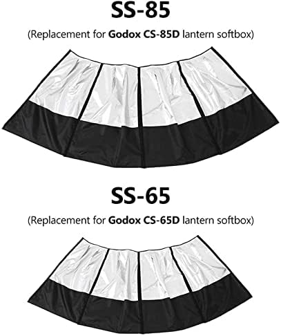 Godox SS-85 Softbox Tampa de 85cm/33.5 em saia de sombreamento reflexivo compatível com o modificador de luz de luz da caixa de lanterna