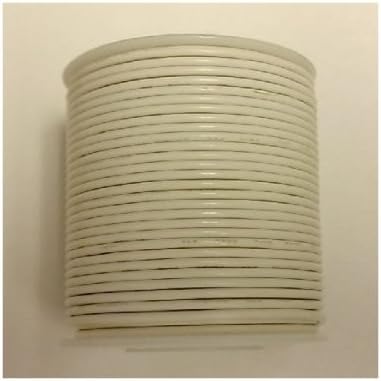 White 20AWG encalhado 300V Concluir Fio - 25 'Roll