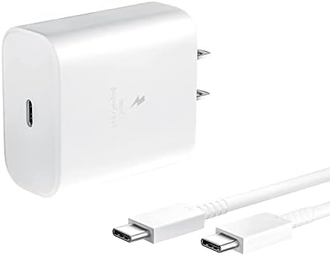 EINLIELY 45W Super Fast Charger Tipo C com carregamento rápido do cabo de 6,6 pés para Samsung Galaxy S22 Ultra, S21 Ultra, S21