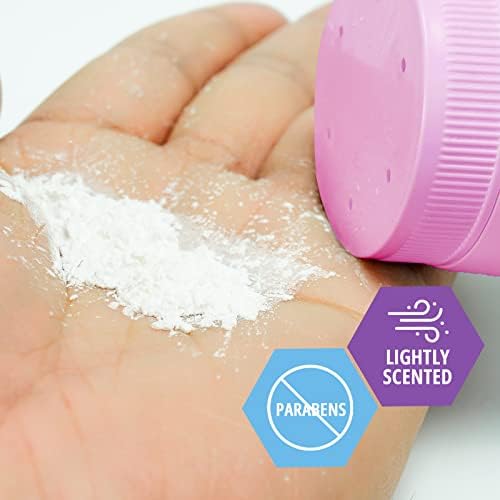 Med Pride Premium Talc Free Baby Powder - Poto de amido de milho puro pó de bebê para proteção contra odor e umidade