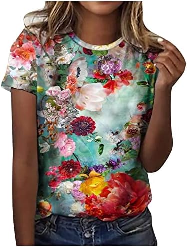 Top camiseta para garotas Summer Summer Fall Roupas confortáveis ​​com moda de manga curta de manga curta EI EI EI