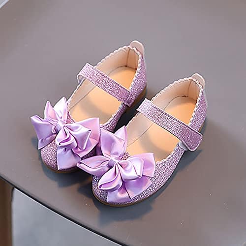 Sapatos de menina de menina de flor de criança Mary Jane Sapatina plana de balé? Lats Sapatos para crianças criança