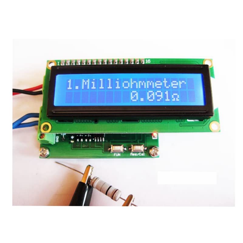 Milliohmmeter Baixa resistência testador ohmímetro Resistência mensurável Milliohmmeter