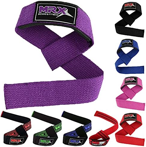 MRX Peso Levating Bar Strap for Gym Workout Training Treinamento de fisiculturismo Strapas acolchoadas de levantamento terra Men/Mulheres