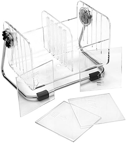 IVOSMART Clear Desktop Acrílico TV Remote Remote Control Mobile Phone Storage Organizer Caddy