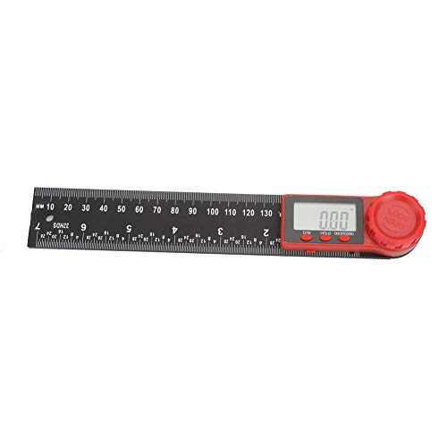 Régua de Localizador de ângulo Negro, Angle Finder, Fibra de Carbono para Construção Woodworking