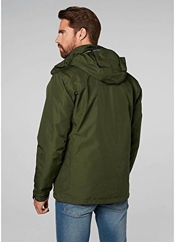 HELLY-HANSEN Mens Dubliner à prova d'água Casa de chuva com capuz compacível