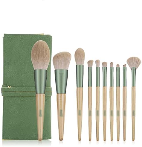 Brush de maquiagem de maquiagem 10pcs pincéis de maquiagem Definir fundação em pó blush sombra de olho de olho de olho