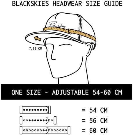 Blackskies Razor Baseball Cap | Mulheres Meninas Visor Premium Snapback Trucker Hapt Cap boné preto vermelho branco azul