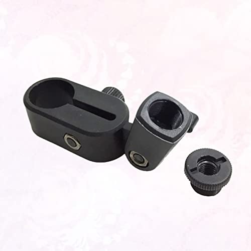 3pcs preto clipes compatíveis Microfone à prova de choque Plástico PLÁSTICO PLÁSTICO PLÁSTIC