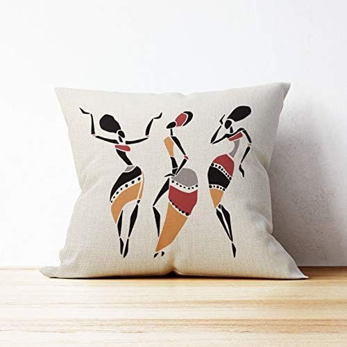 As mulheres africanas sonham comemorar a capa do travesseiro, a tribo Lady Women Pillow, Presente para a esposa, presente