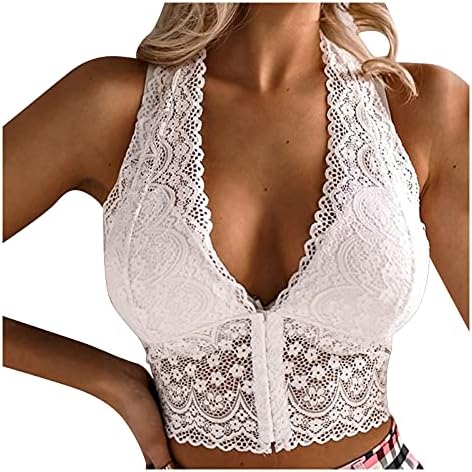 Bralettes de renda para mulheres sexy v pescoço floral sutiã acolchoado sutiã esportivo sutiã com tira