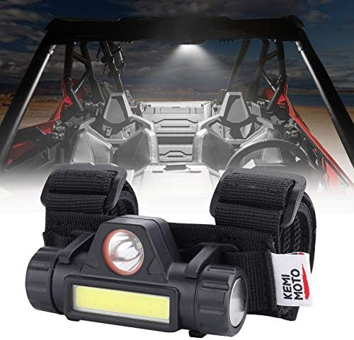 Kemimoto Utv Dome Light Roll Barra Montante luzes interiores e capa UTV