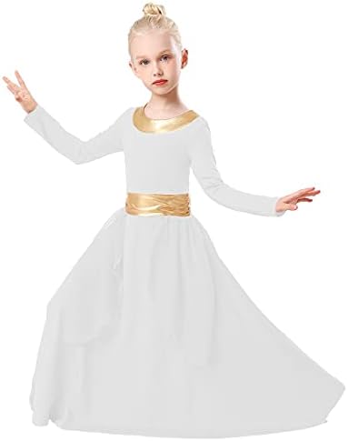 Myrisam Girls Louvore Dance Robe Liturgical Worshol