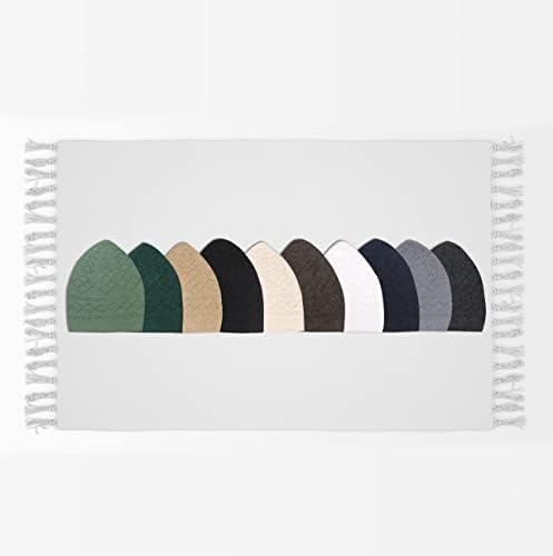 Chapéus Kapobia Kufi Para homens, roupas muçulmanas para homens,%de 100 respirável gorro, boné de crochê, artesanato