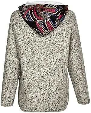 Pullover de manga longa vintage FOVIGUO para mulheres de túnica de inverno Casamento Solid Color Poliéster Pullover