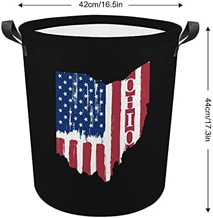 Vintage Ohio State America Flag Flag Oxford Cosce
