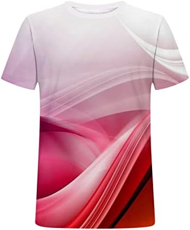 Mens Tees gráficos camisetas casuais de manga curta moda moda 3D Digital Thirt Summer Tshirt Blush Casual Streetwear