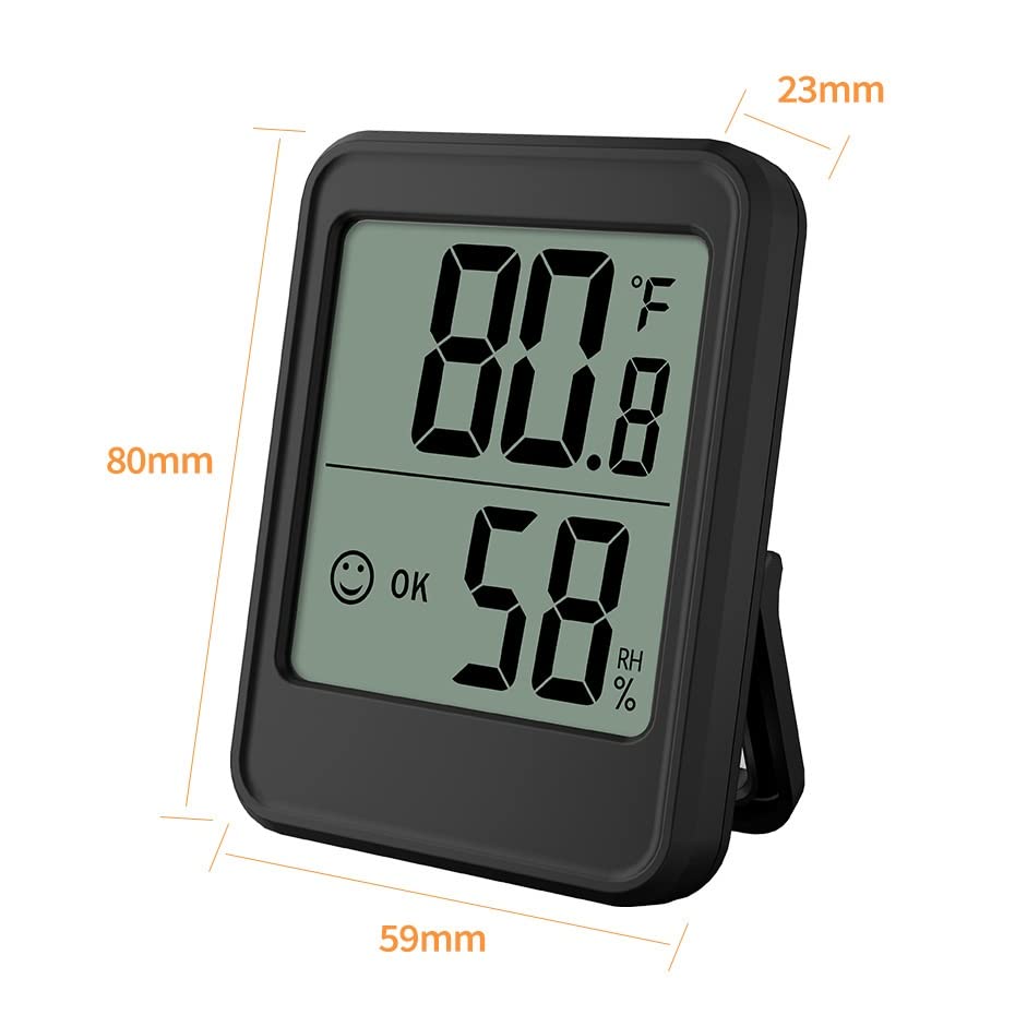 N/A Hygrógrafo interno Backlight Hygrometer