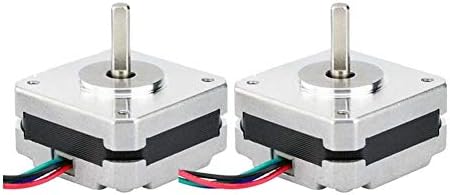 Vieue Electric Small Motor 2pcs 17hs08-1004s 4 líderes Nema 17 Motor de passo 20mm 1A 13NCM 42 MOTOR NEMA17 Stepper