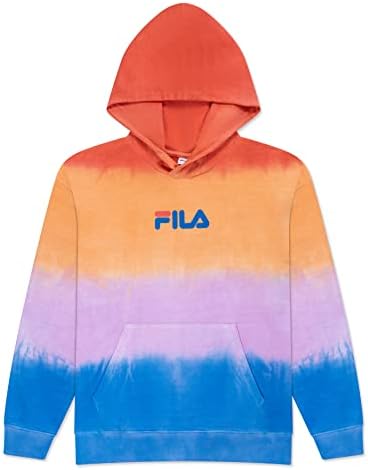 FILA Heritage Girls French Terry Terry encapuzado Capacado Leves respiráveis ​​Diretas meninas grandes roupas de crianças