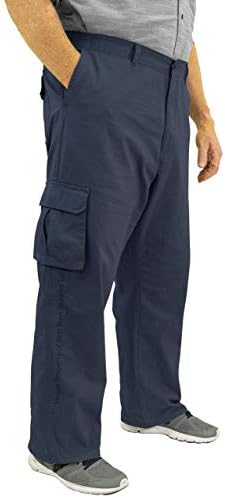 Rocxl Big & All Men's Expandable Ciay Cargo Pants algodão