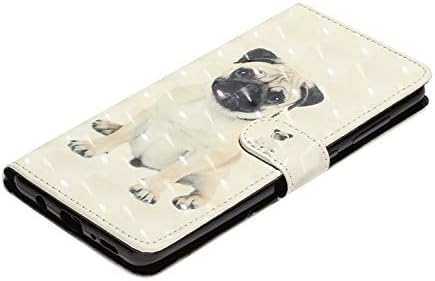 3D Painted Case Compatível com Caixa Samsung Galaxy A13 5G Flip com Kickstand Card Titular Livrar