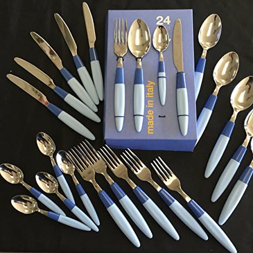 Conjuntos de talheres italianos- Blue-Set para 6