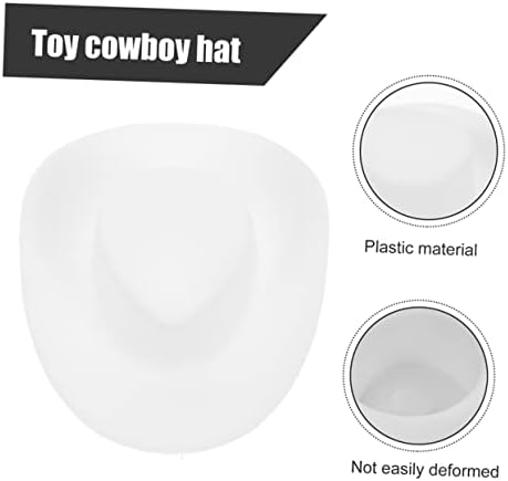 Toyvian 40 PCs Mini -Cowboy Hat Chap