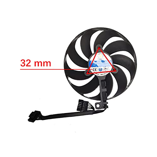 Ventilador gráfico de 88 mm de 88 mm CF9010U12D 12V 0.45A Fan para Fan para Nàšùgre GeForce RX 6900 XT 6700 XT RTX