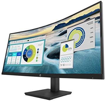 HP P34HC G4 34 WQHD Curved Right Edge LED Monitor LCD - Alinhamento vertical - 3440 x 1440 - 250 NIT - 100 Hz RR