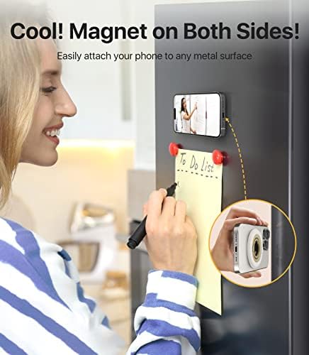 [2023 mais recente] Andobil Magnetic Teleple Grip for Magsafe [Proteção contra Drop] Portador de anel de telefone magnético