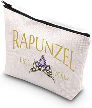Tsotmo filme inspirado princesa Rapunzel est 2010 zíper bolsa bolsa de lápis Bolsa de aniversário presente para a