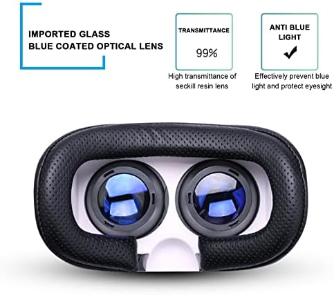 Pqalsg vr 3d Óculos versão para fones de ouvido para telefones celulares realidade virtual capace