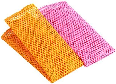 Bestonzon 2pcs de lavar panos de rede de lavagem de limpeza seca ou lavador de panela Pontos de lavagem de nylon Malhas