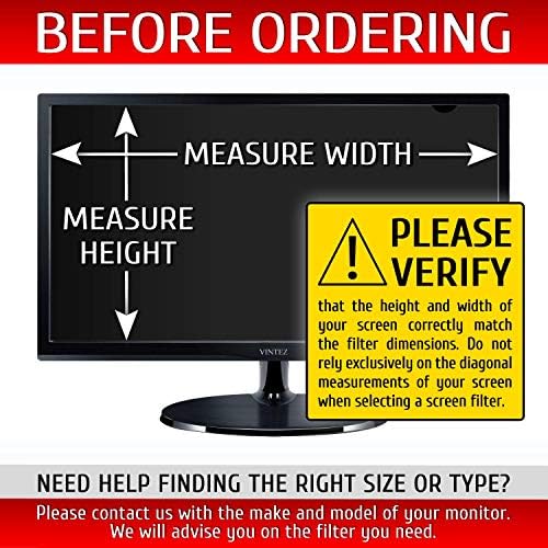 32,0 polegadas 16: 9 e 22 polegadas 16: 9 Filtros de tela de privacidade do computador para monitores widescreen e kit de substituição